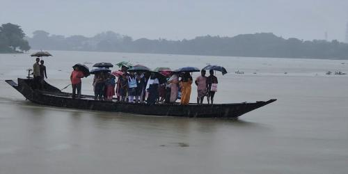 সুনামগঞ্জে বছরের সর্বোচ্চ বৃষ্টিপাত রেকর্ড