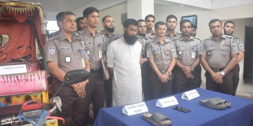রিকশাচালক সাকিবুল হত্যার রহস্য উদ্ঘাটন, আসামি গ্রেপ্তার