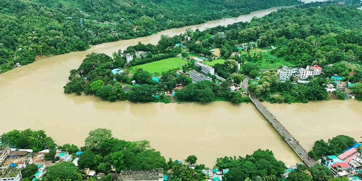 বান্দরবান বন্যা পরিস্থিতির উন্নতি, তবে সড়ক যোগাযোগ ব্যাহত