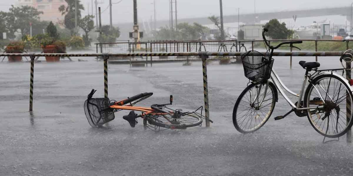 জাপানের দক্ষিণাঞ্চলে টাইফুন বাভির আঘাত