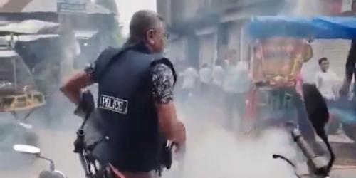 ভোলায় এইচএসসি পরীক্ষার্থী-পুলিশ সংঘর্ষে আহত ১০