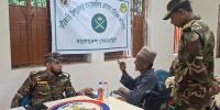 ত্রাণ বিতরণের পর হারুয়ালছড়িতে সেনাবাহিনীর ফ্রি মেডিকেল ক্যাম্প
