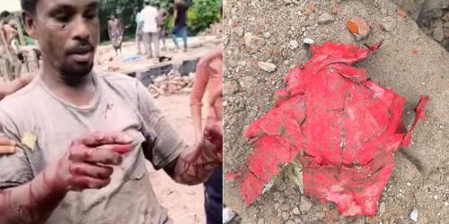 সাতক্ষীরার কালীগঞ্জ থানার ভবন ভাঙার সময় ককটেল বিস্ফোরণ, ২ শ্রমিক আহত