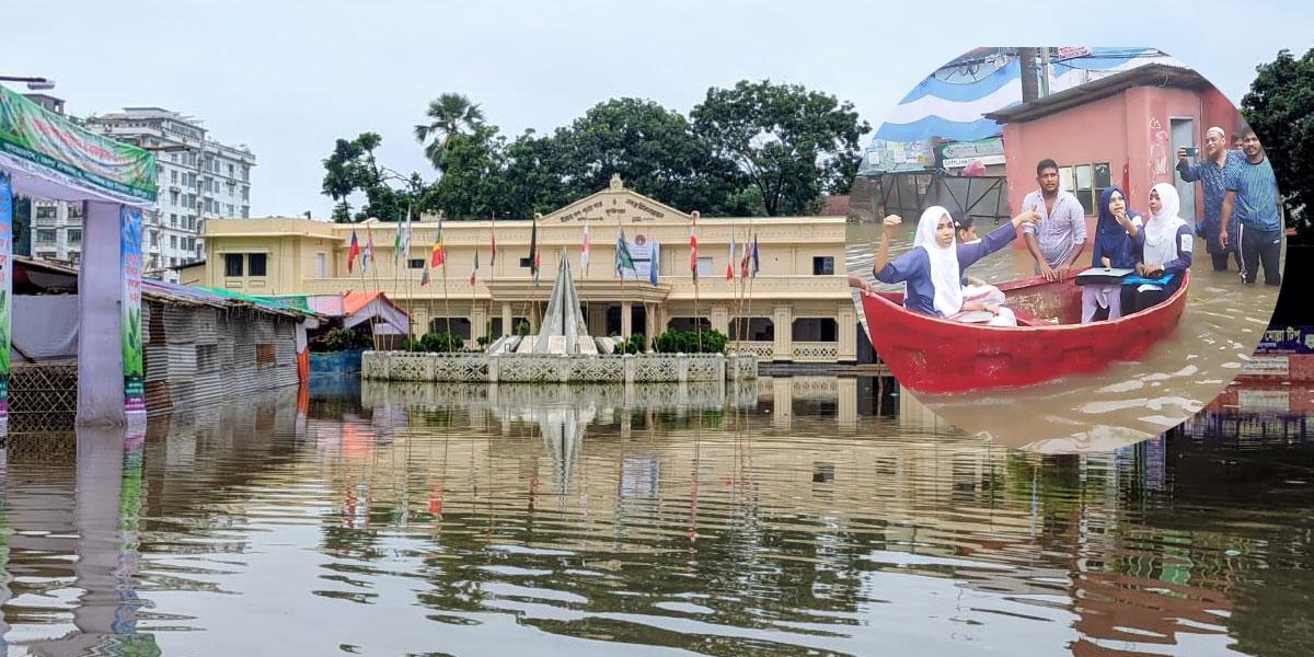 মুষলধারে বৃষ্টিতে ডুবল কুমিল্লা, চরম দুর্ভোগে এইচএসসি পরীক্ষার্থীরা