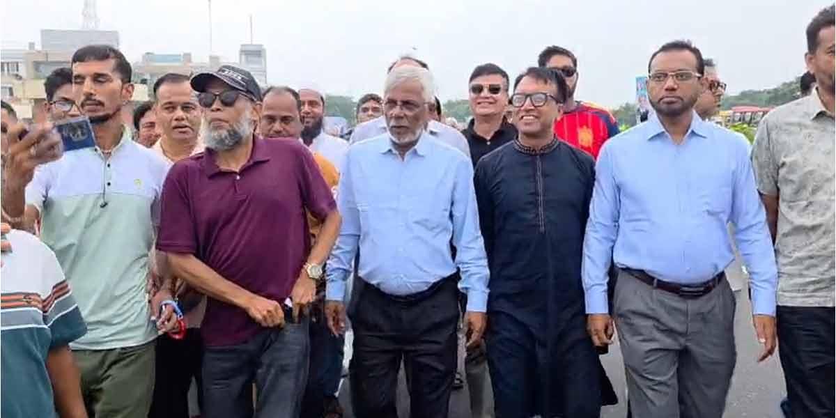 প্রধানমন্ত্রীকে দেখতে মাওয়া প্রান্তে জনতার ঢল