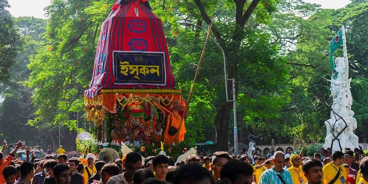 ১৬ জুলাই শুরু হচ্ছে ইসকনের ৯ দিনব্যাপী জগন্নাথদেবের রথযাত্রা মহোৎসব