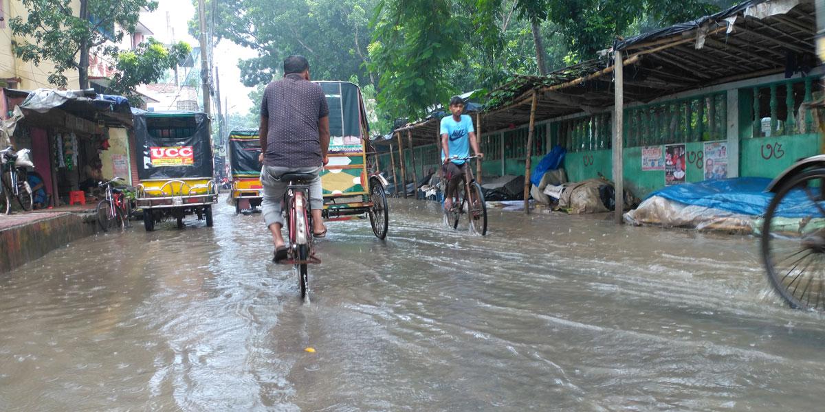 যশোর শহরের নিম্নাঞ্চল জলাবদ্ধ