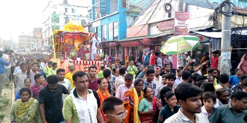 জয়পুরহাটে শ্রীশ্রী জগন্নাথ দেবের রথযাত্রা অনুষ্ঠিত