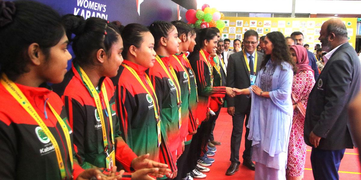 কাবাডি মাঠে জাইমা রহমান, বাংলাদেশের দুর্দান্ত জয়