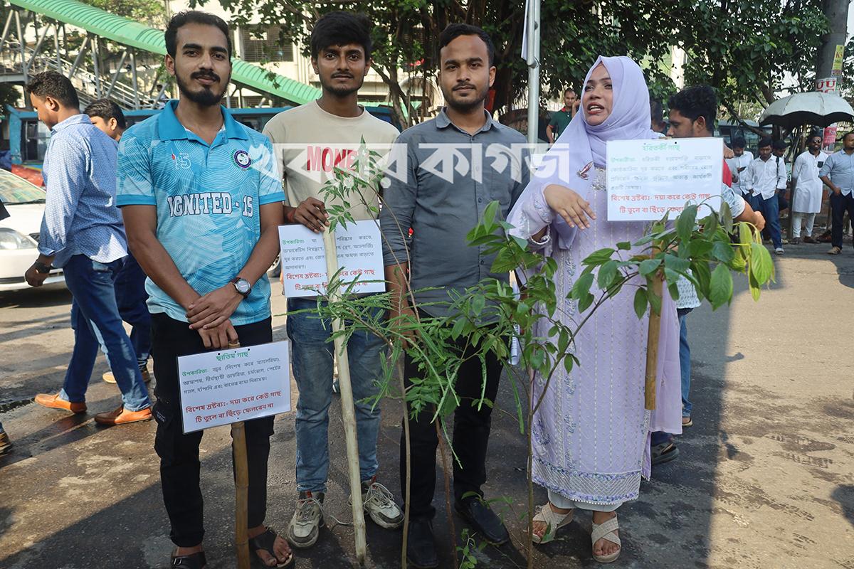 কার্জন হলের সামনের সড়ক