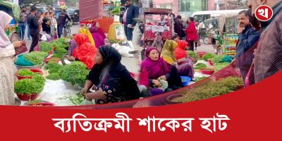 শাক কেটে বিক্রি করে সবাইকে তাক লাগিয়ে দিয়েছেন নারীরা