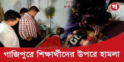 গাজীপুরে আহতদের দেখতে হাসনাত ও সারজিস আলম