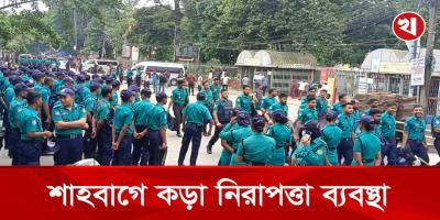 এনসিপি ও ছাত্রদলের সমাবেশকে ঘিরে শাহবাগে কড়া নিরাপত্তা